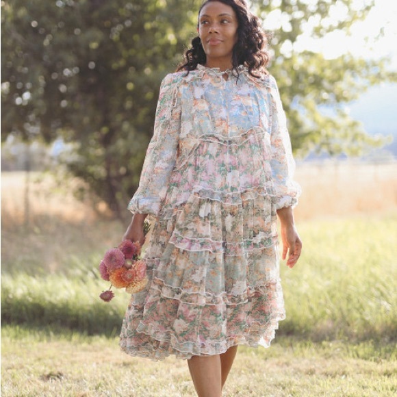 Fluttering In The Garden Dress - Picture 1 of 4